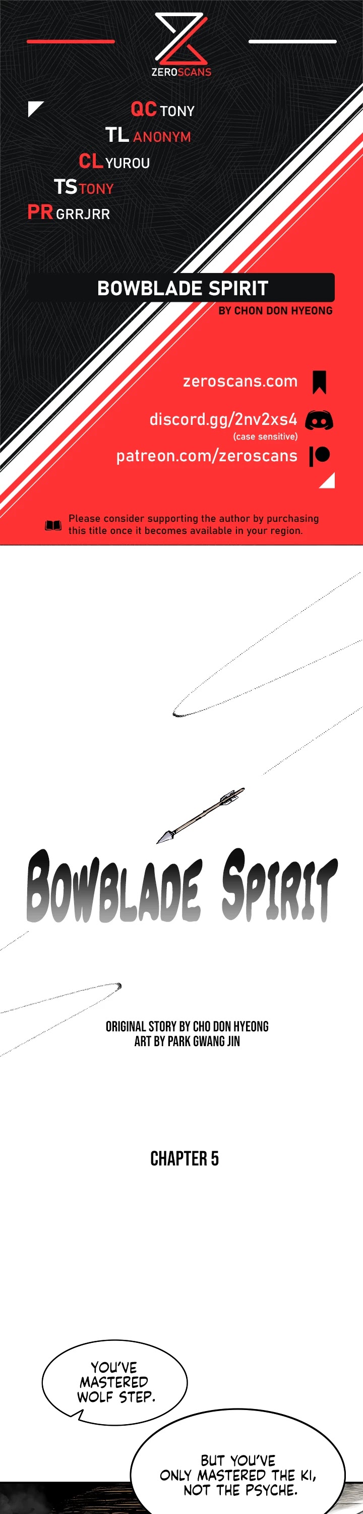 Bowblade Spirit Chapter 5 page 1 - Chapter 5