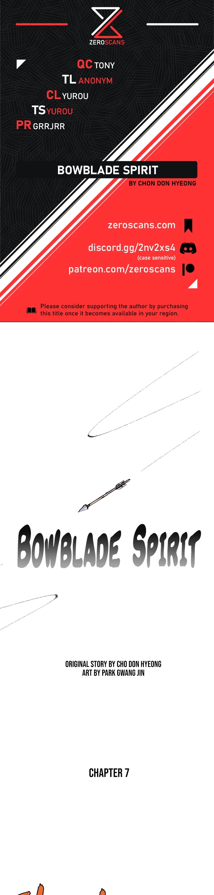 Bowblade Spirit Chapter 7 page 1 - Chapter 7