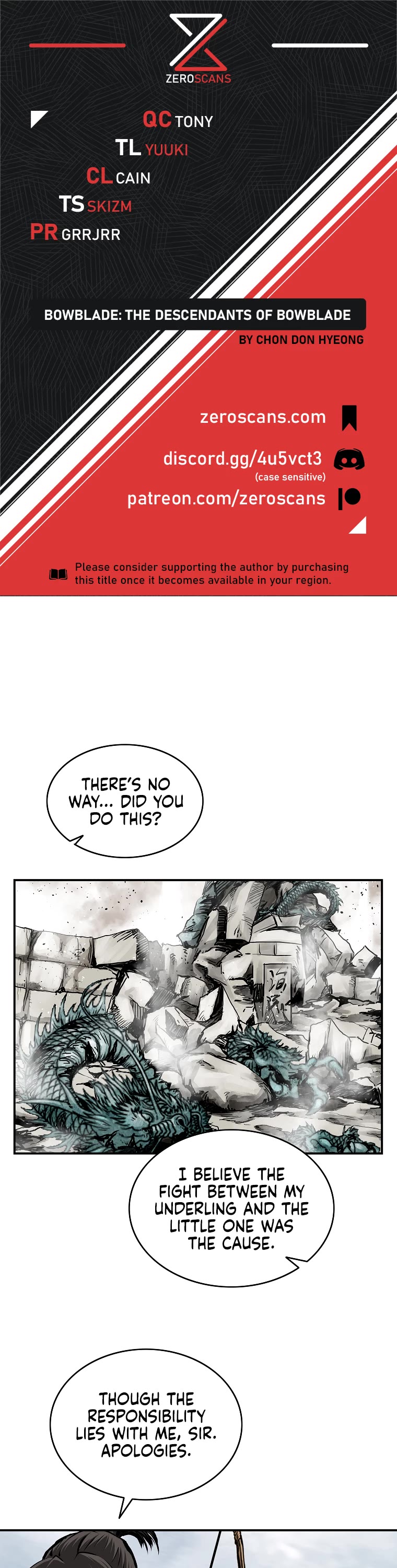 Bowblade Swordsman: Descendants of the Bowblade Chapter 11 page 1 - Chapter 11