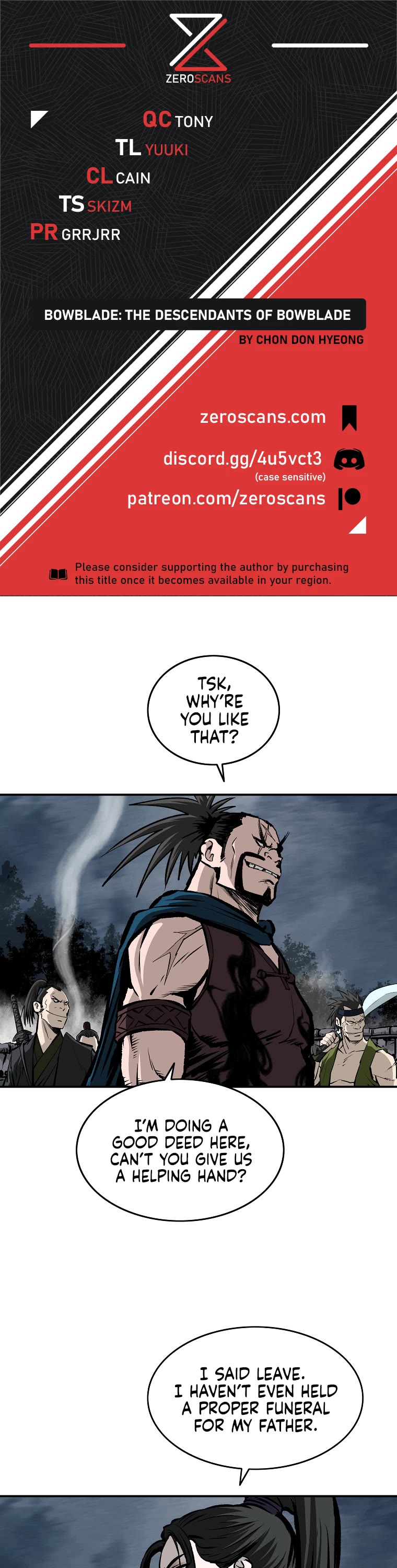 Bowblade Swordsman: Descendants of the Bowblade Chapter 16 page 1 - Chapter 16