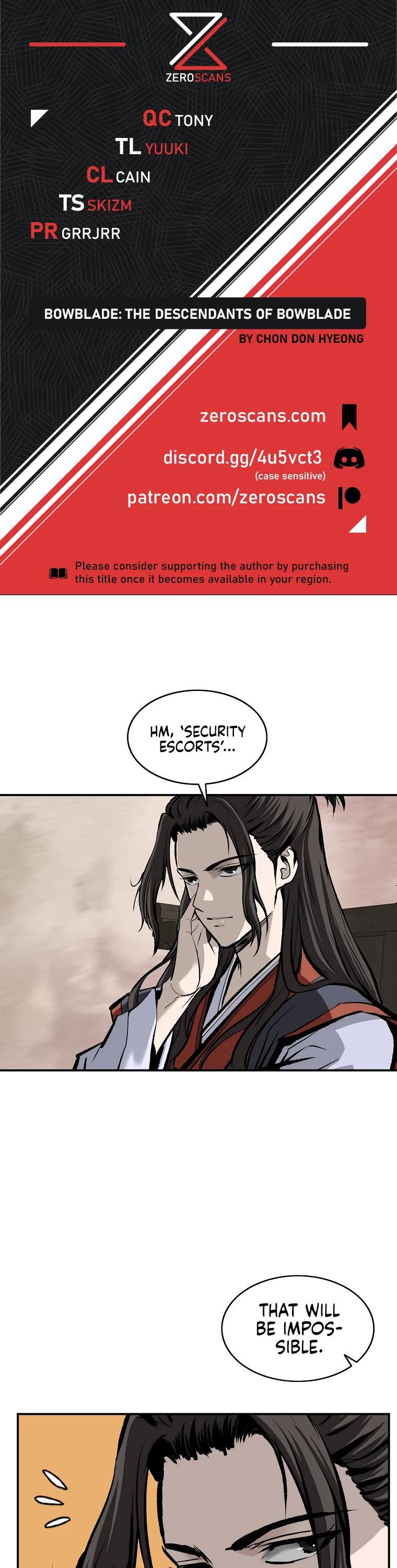 Bowblade Swordsman: Descendants of the Bowblade Chapter 22 page 1 - Chapter 22
