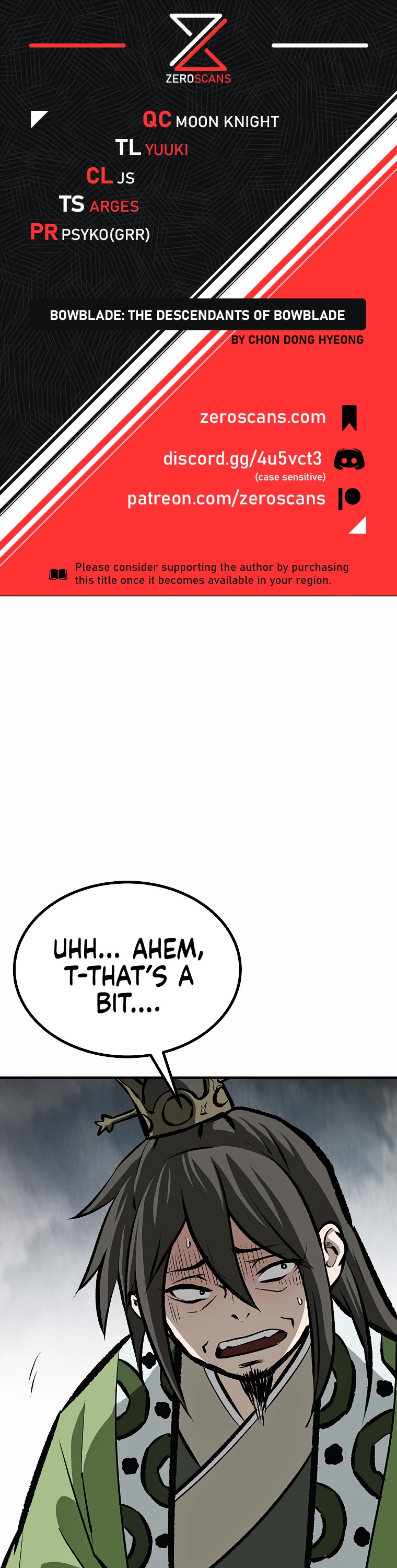 Bowblade Swordsman: Descendants of the Bowblade Chapter 58 page 1 - Chapter 58