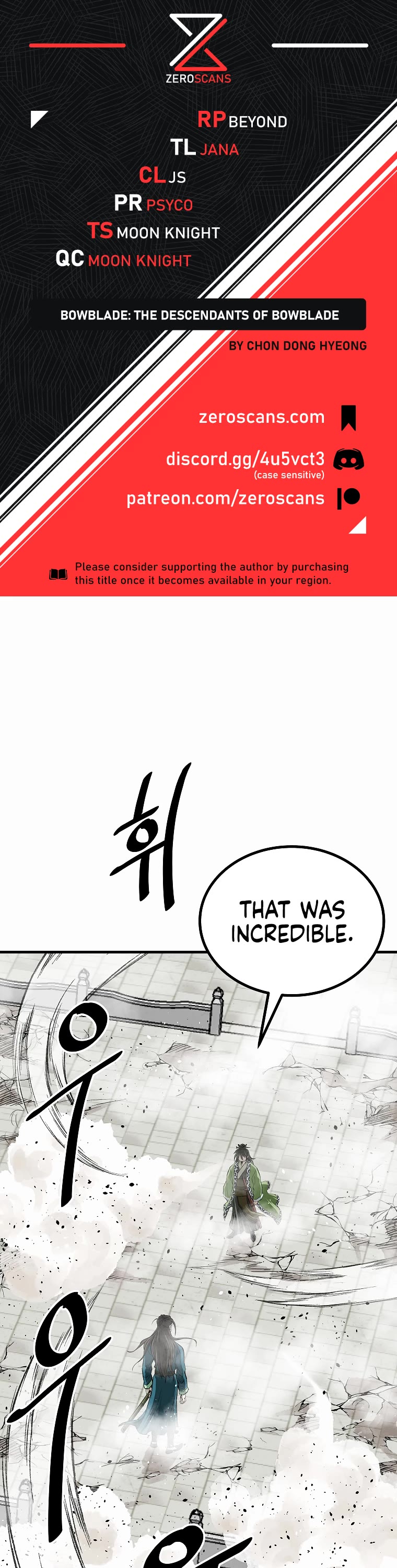 Bowblade Swordsman: Descendants of the Bowblade Chapter 61 page 1 - Chapter 61