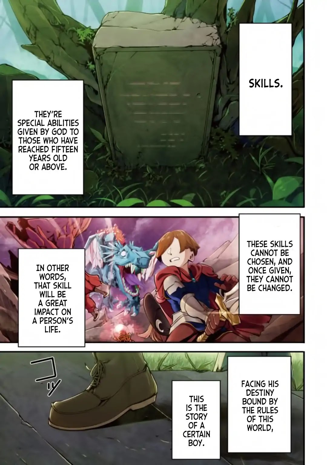 Boy Having Useless Skill MAPPING Chapter 1 page 3 - Chapter 1: The Day Where Fate Separates Them
