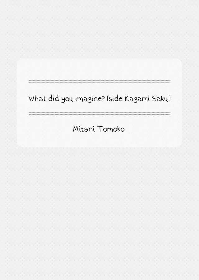 Boyfriend (Beta) Side Comics Chapter 3 page 2 - Chapter 3: What did you imagine? [Kagami Saku]