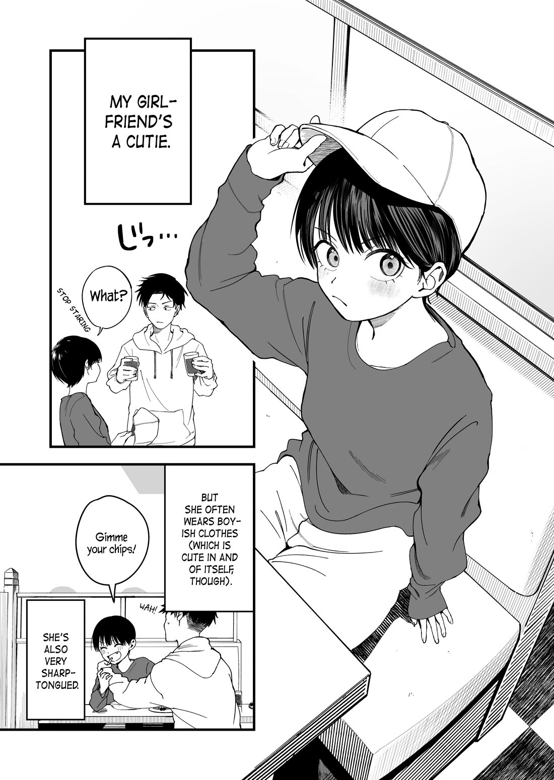 Boyish Girlfriend from Another School Chapter 1 page 1 - Chapter 1: My boyish girlfriend from another school is pretty damn cute