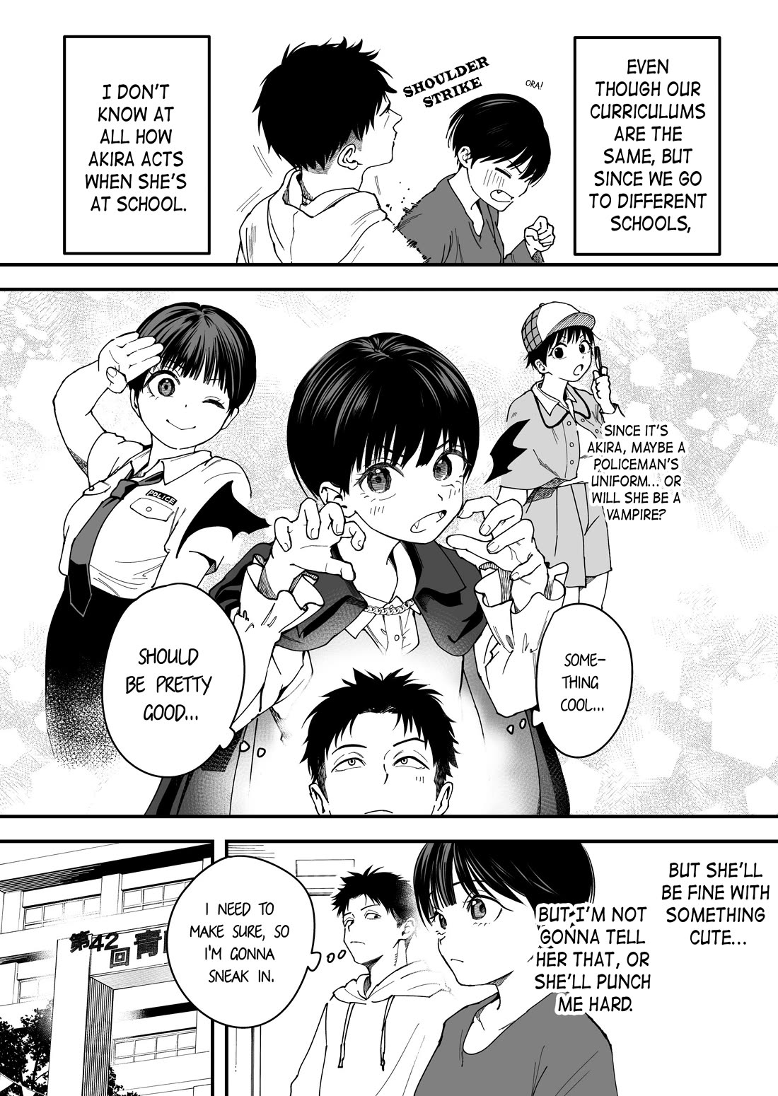 Boyish Girlfriend from Another School Chapter 1 page 3 - Chapter 1: My boyish girlfriend from another school is pretty damn cute