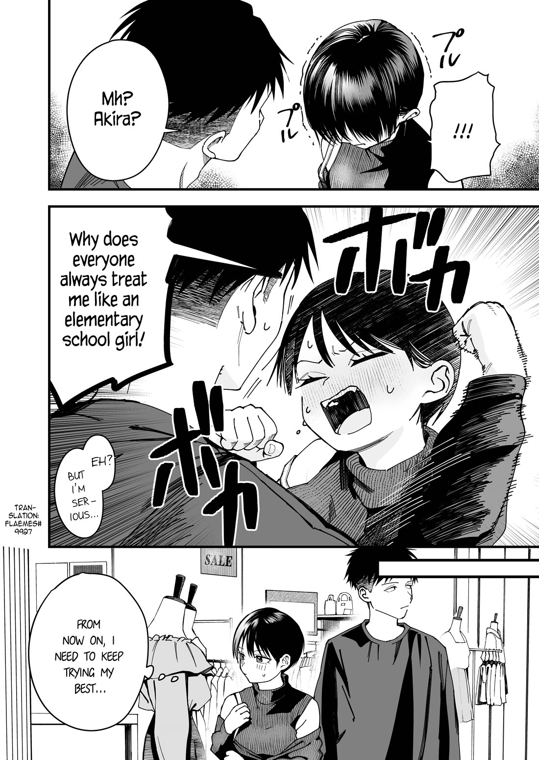 Boyish Girlfriend from Another School Chapter 10 page 10 - Chapter 10: My boyish girlfriend is pretty damn cute in adult clothes