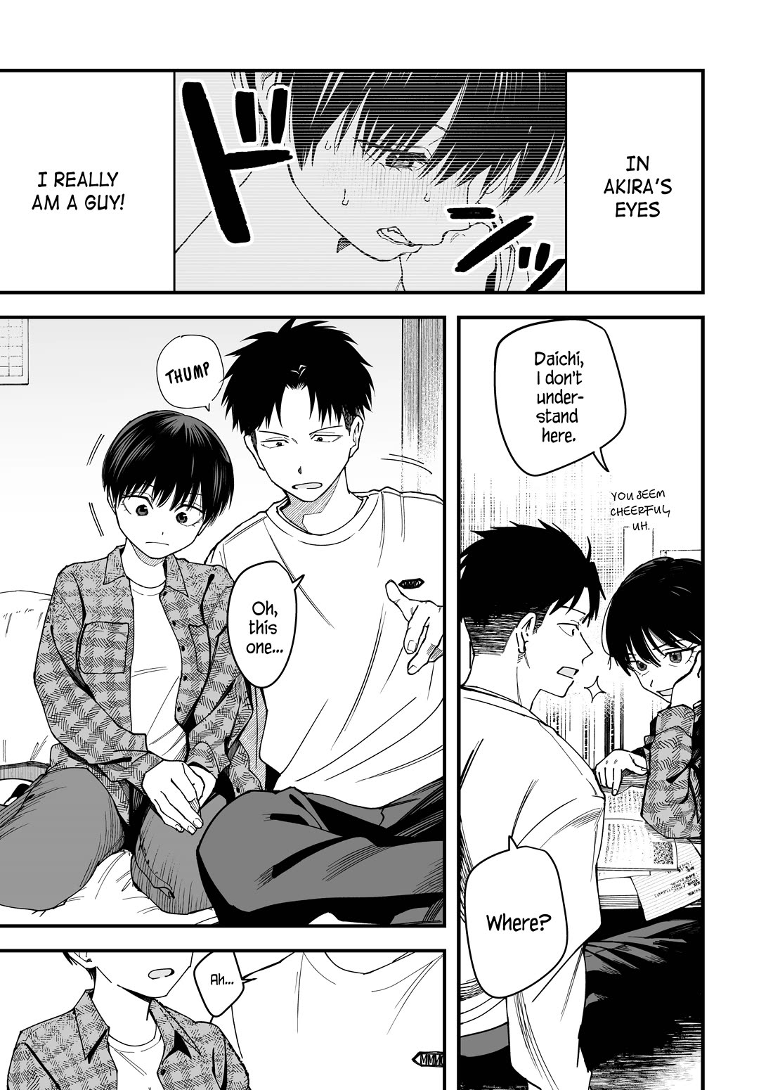 Boyish Girlfriend from Another School Chapter 12 page 1 - Chapter 12: My boyish girlfriend picked out some pretty damn cute clothes for a date tonight