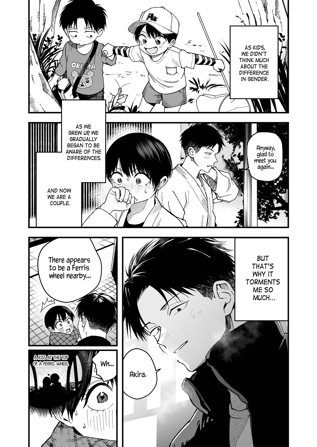 Boyish Girlfriend from Another School Chapter 13 page 1 - Chapter 13: My first date with my boyish girlfriend was tough