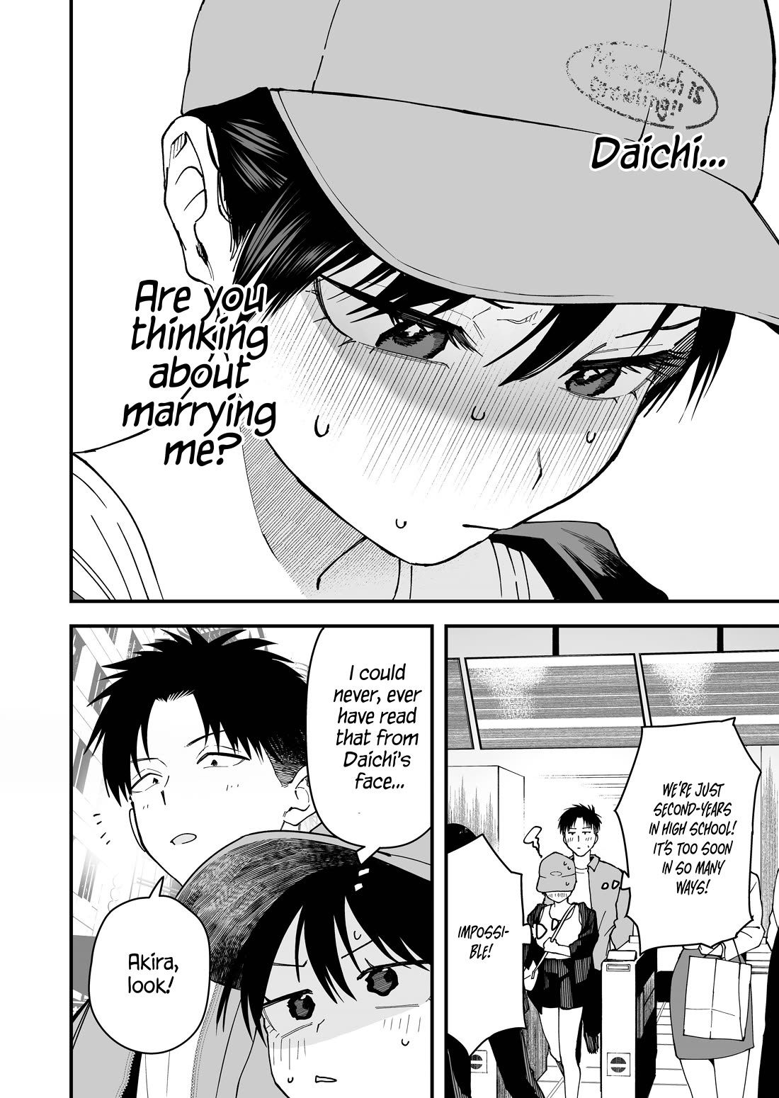Boyish Girlfriend from Another School Chapter 21 page 2 - Chapter 21: My boyish girlfriend's adult form is pretty damn cute