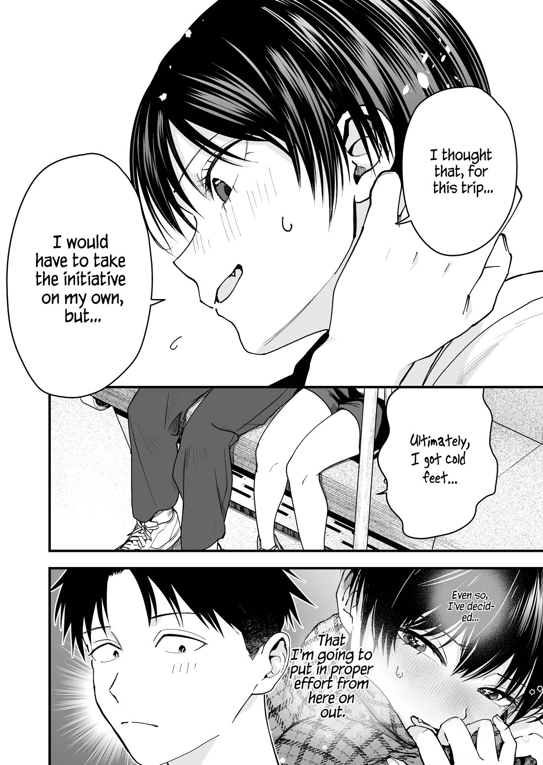 Boyish Girlfriend from Another School Chapter 24 page 4 - Chapter 24: When she's trying her best, my boyish girlfriend is pretty damn cute