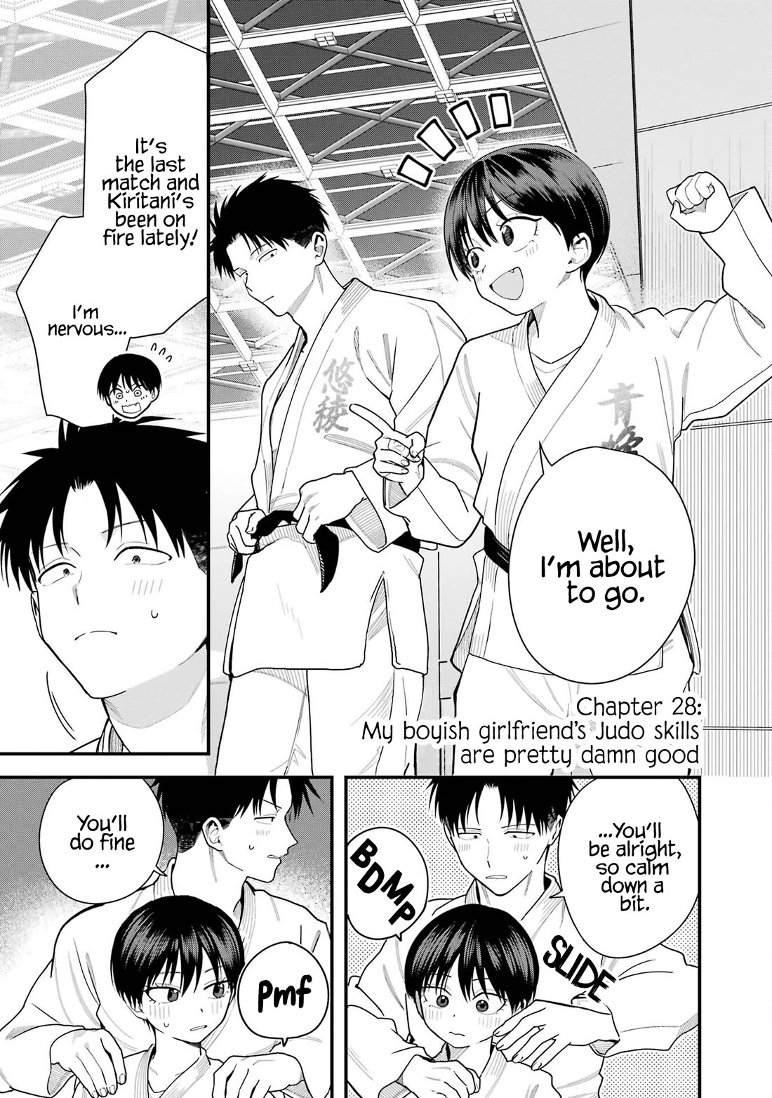 Boyish Girlfriend from Another School Chapter 28 page 1 - Chapter 28: My boyish girlfriend's Judo skills are pretty damn good