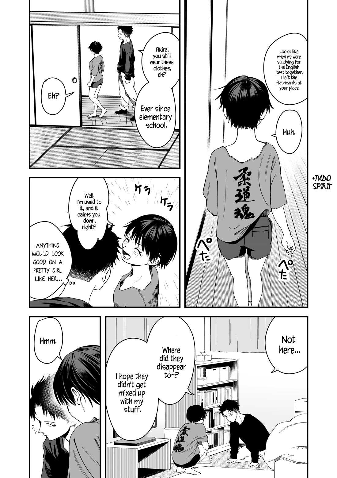 Boyish Girlfriend from Another School Chapter 3 page 2 - Chapter 3: My boyish girlfriend's loungewear is too baggy