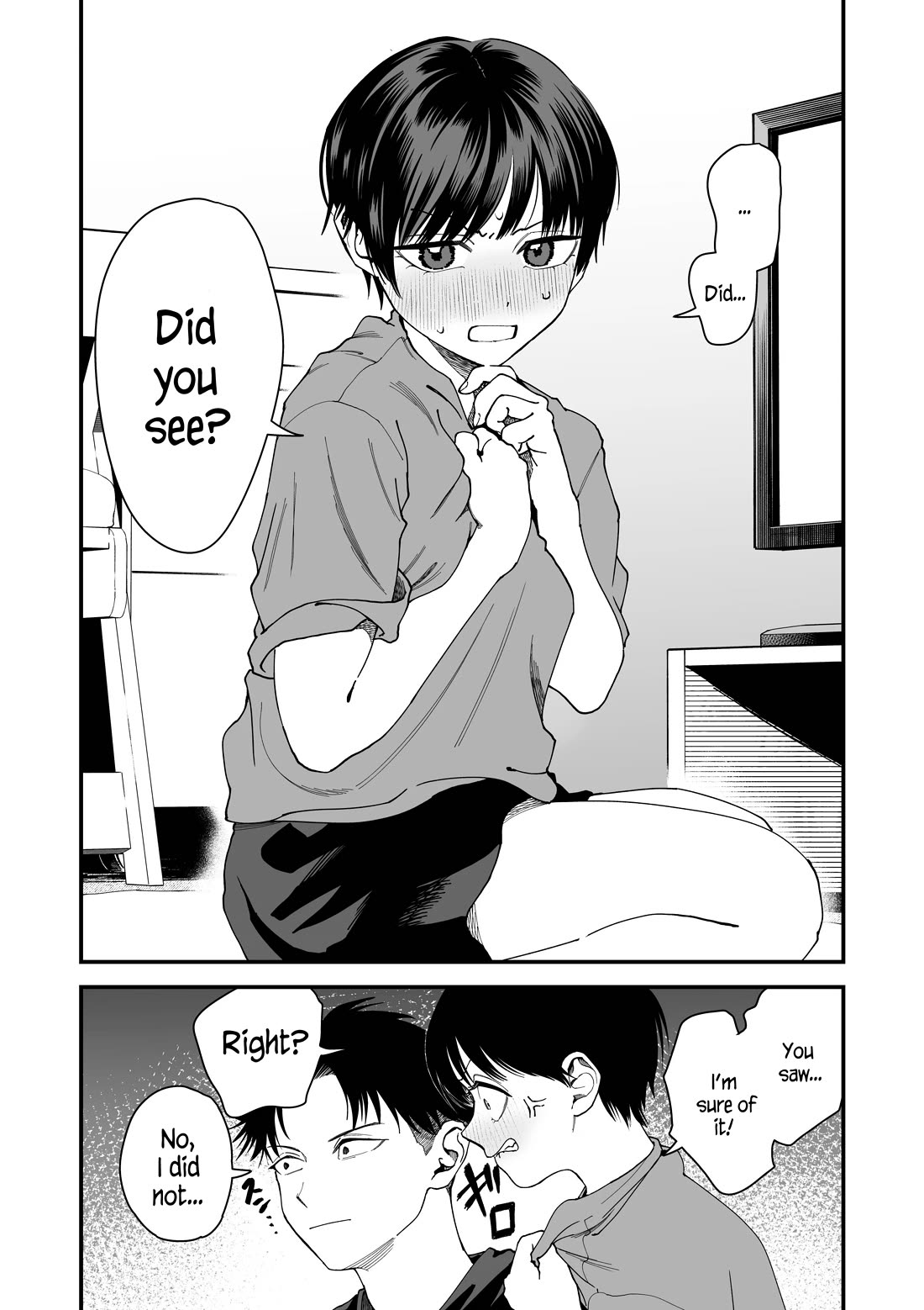 Boyish Girlfriend from Another School Chapter 3 page 4 - Chapter 3: My boyish girlfriend's loungewear is too baggy