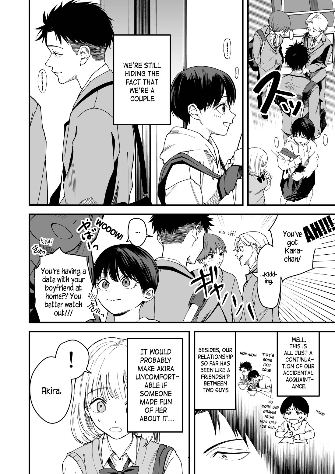 Boyish Girlfriend from Another School Chapter 4 page 2 - Chapter 4: My boyish girlfriend and I tried to secretly hold hands