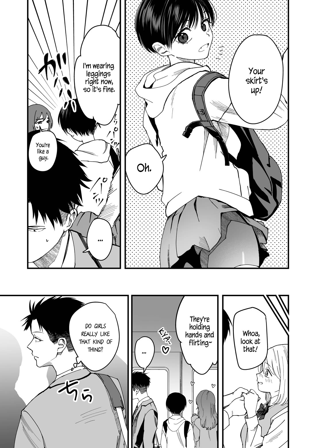 Boyish Girlfriend from Another School Chapter 4 page 3 - Chapter 4: My boyish girlfriend and I tried to secretly hold hands