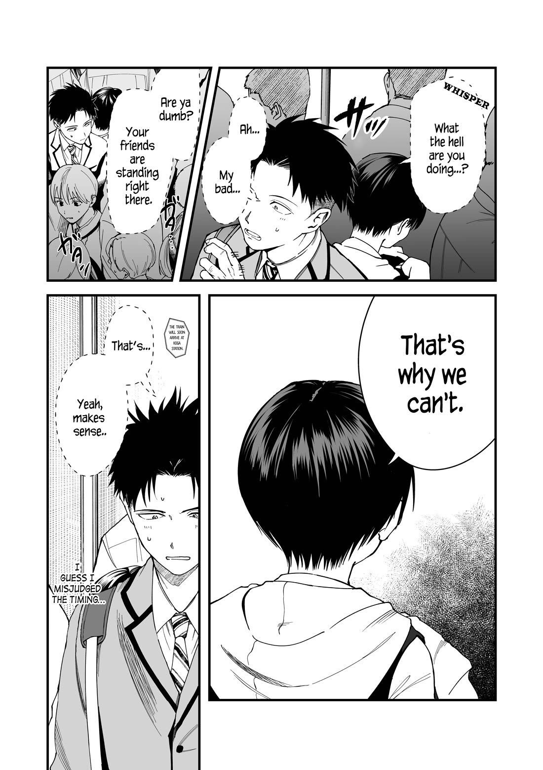 Boyish Girlfriend from Another School Chapter 4 page 6 - Chapter 4: My boyish girlfriend and I tried to secretly hold hands