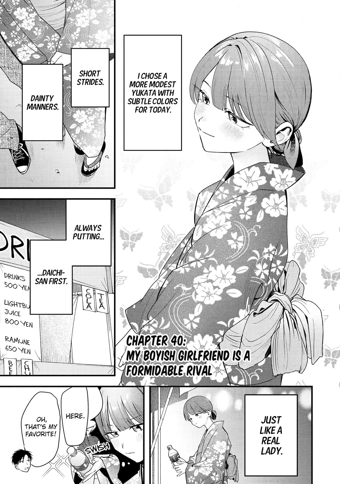 Boyish Girlfriend from Another School Chapter 40 page 1 - Chapter 40: My Boyish Girlfriend is a Formidable Rival