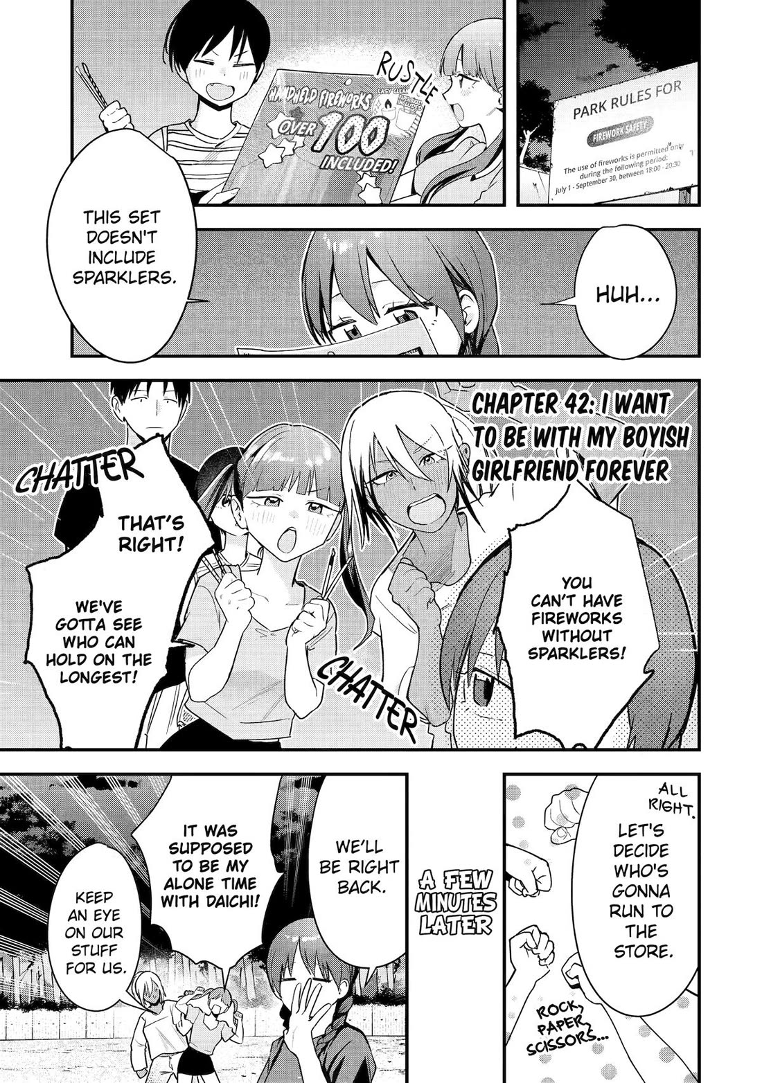 Boyish Girlfriend from Another School Chapter 42 page 1 - Chapter 42