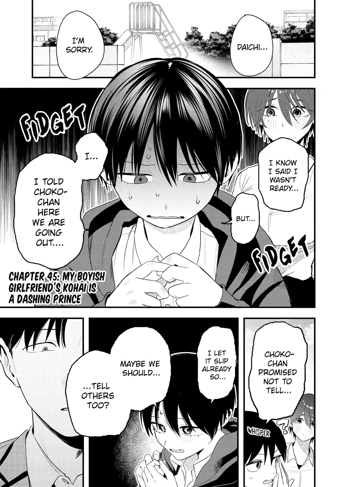 Boyish Girlfriend from Another School Chapter 45 page 1 - Chapter 45