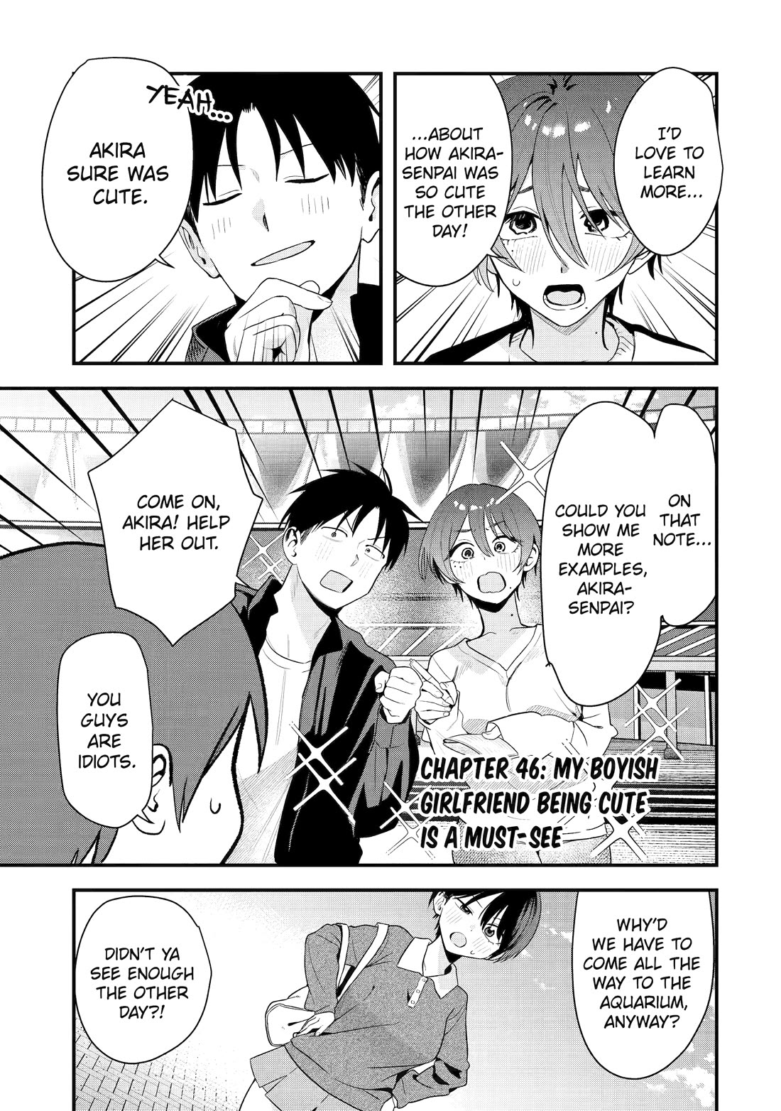 Boyish Girlfriend from Another School Chapter 46 page 1 - Chapter 46