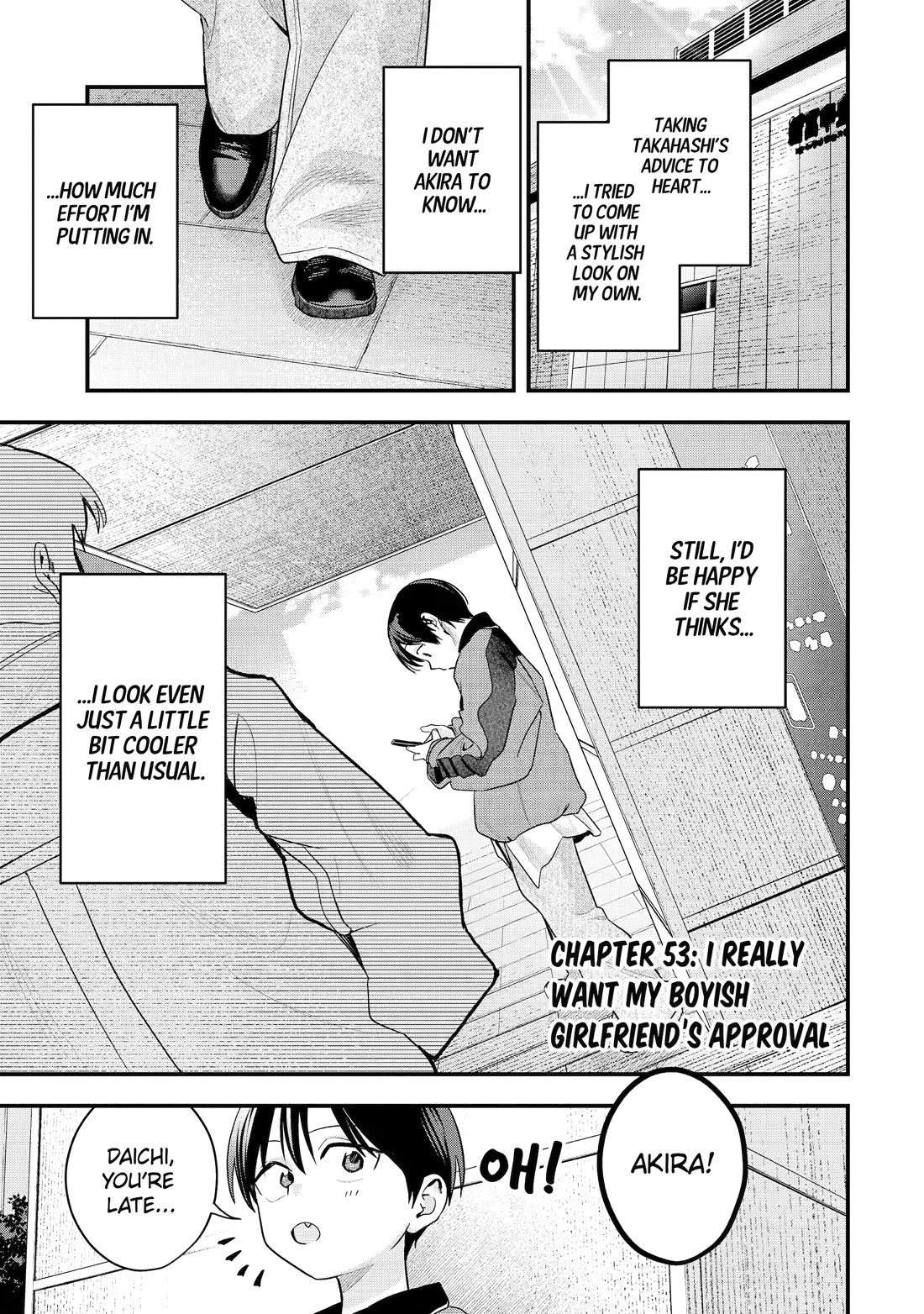 Boyish Girlfriend from Another School Chapter 53 page 1 - Chapter 53