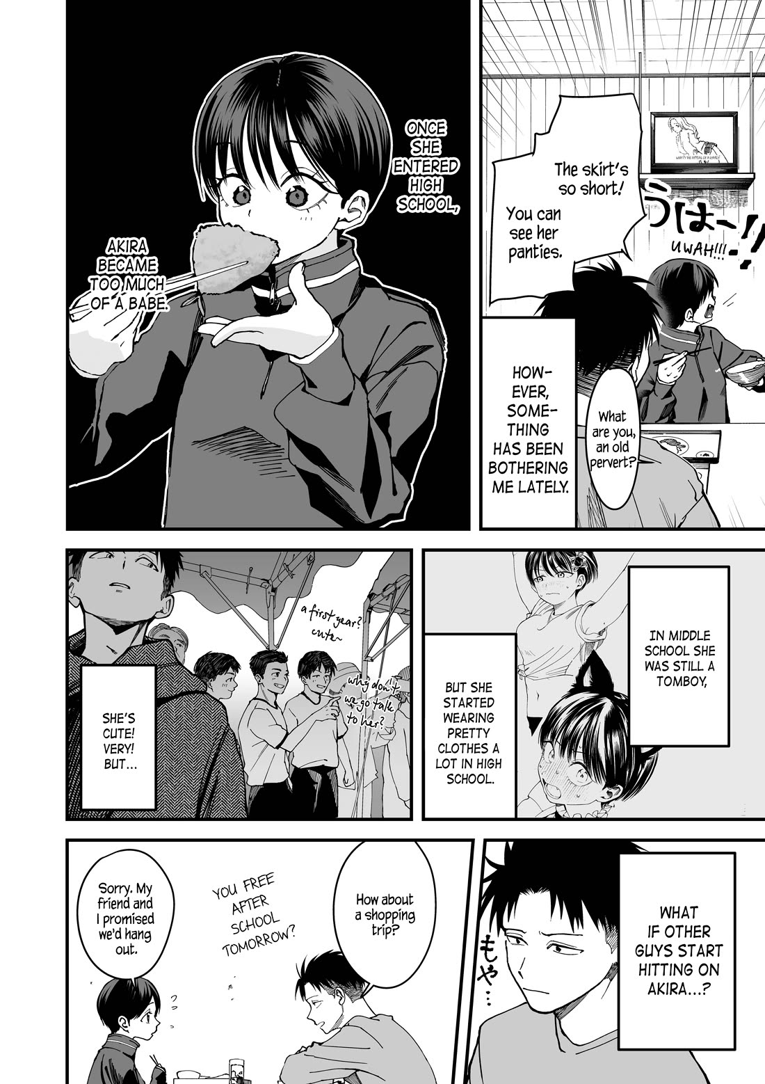 Boyish Girlfriend from Another School Chapter 7 page 2 - Chapter 7: My boyish girlfriend dressed up as a gyaru is pretty damn cute