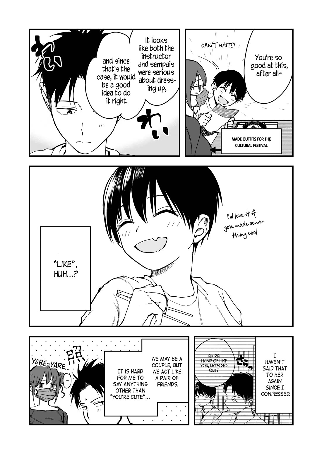 Boyish Girlfriend from Another School Chapter 9 page 4 - Chapter 9: My boyish girlfriend's Halloween costume is pretty damn cute