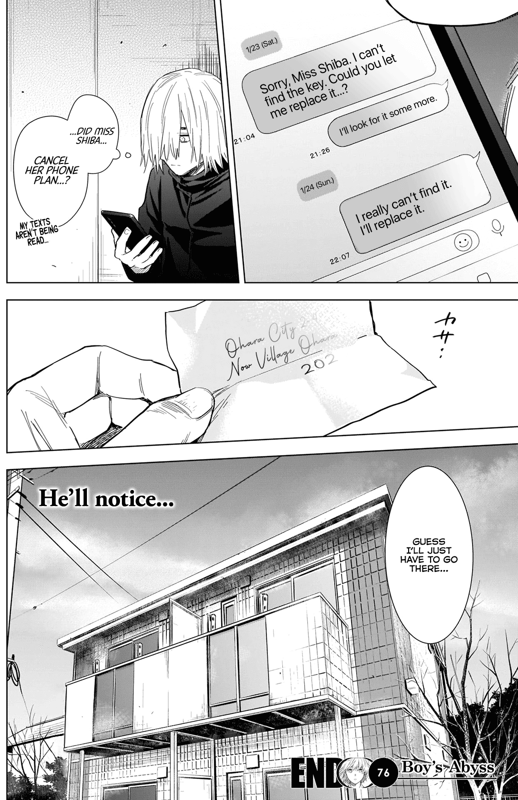 Boy's Abyss Chapter 76 page 19 - Chapter 76: Key