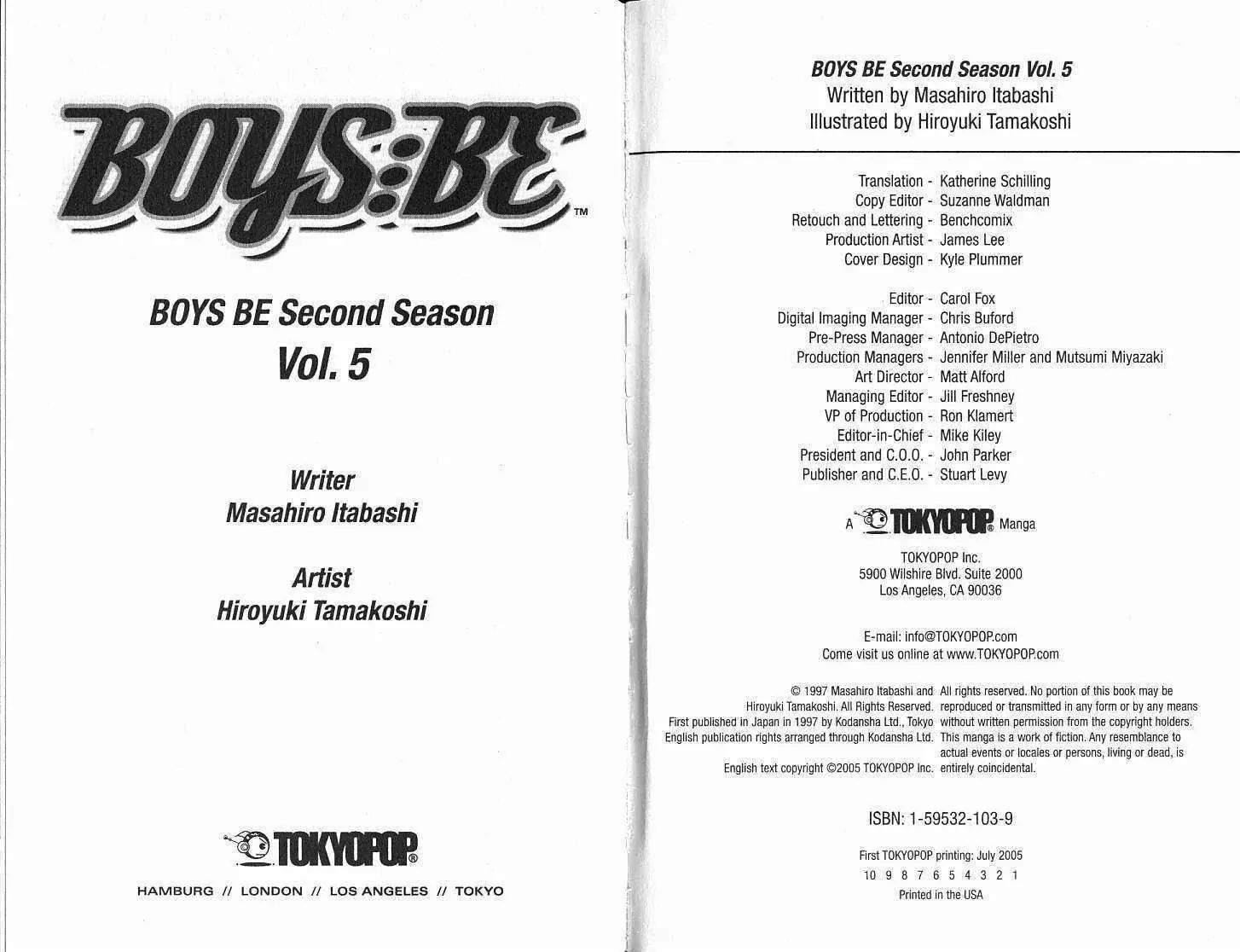 Boys Be 2nd Season Chapter 32 page 3 - Chapter 32: [includes chapters 32 - 37 + Special Report.]