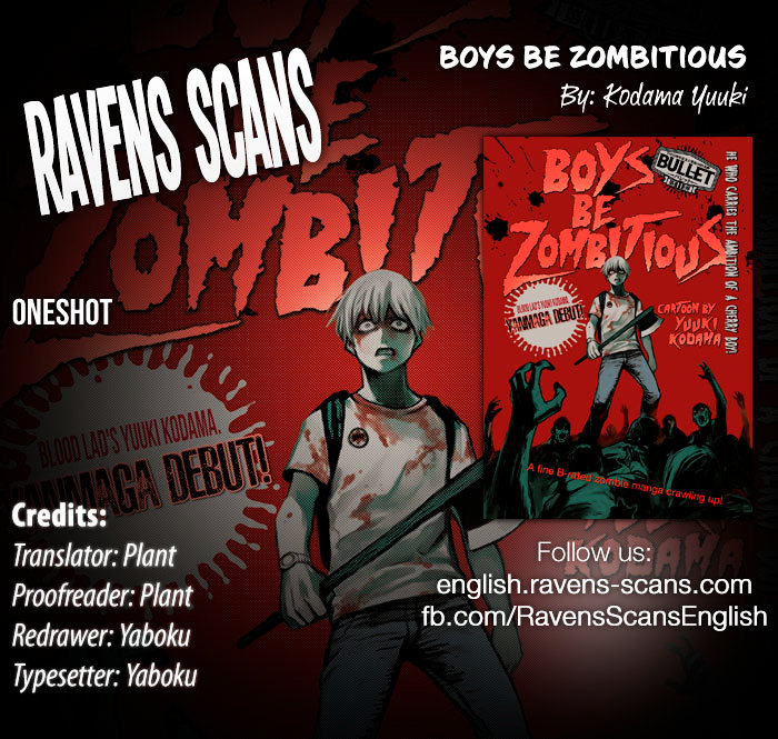 Boys be Zombitious Chapter 0 page 1 - Chapter 0 : Oneshot