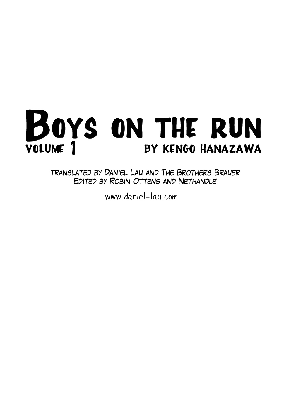 Boys on the Run Chapter 1 page 4 - Chapter 1: Happy Birthday