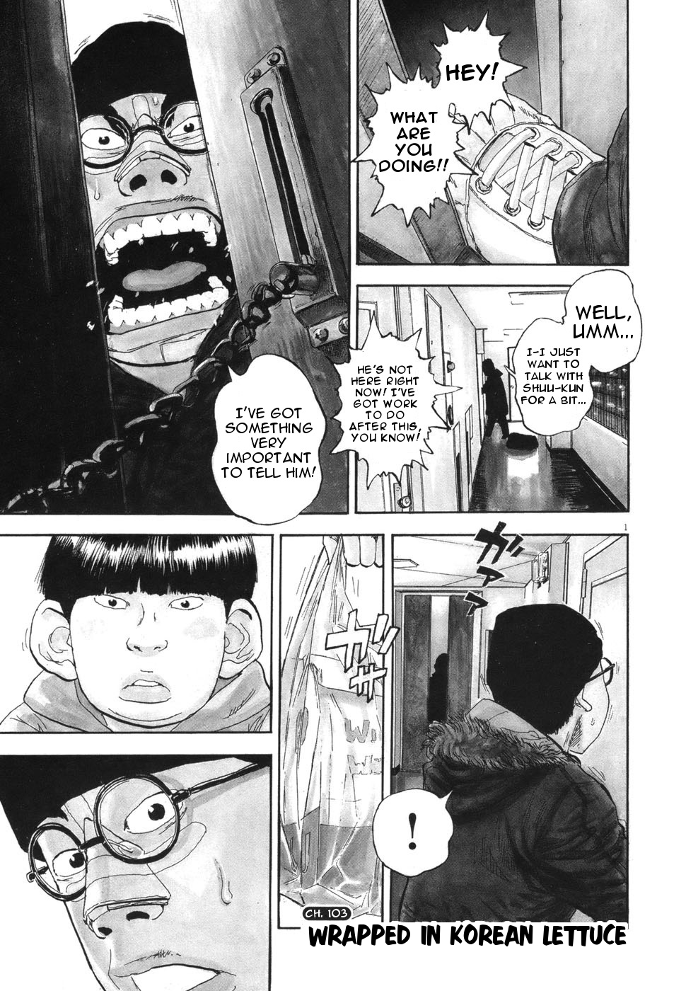 Boys on the Run Chapter 103 page 1 - Chapter 103: Wrapped in Korean Lettuce