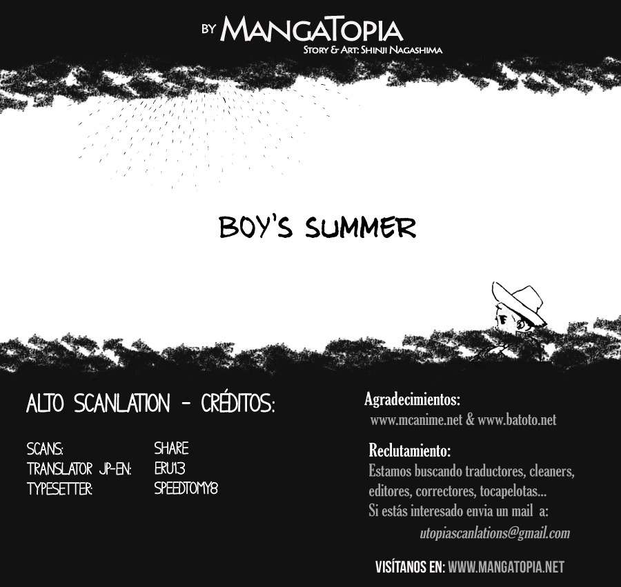 Boy's Summer Chapter 0 page 1 - Chapter 0 : [Oneshot]