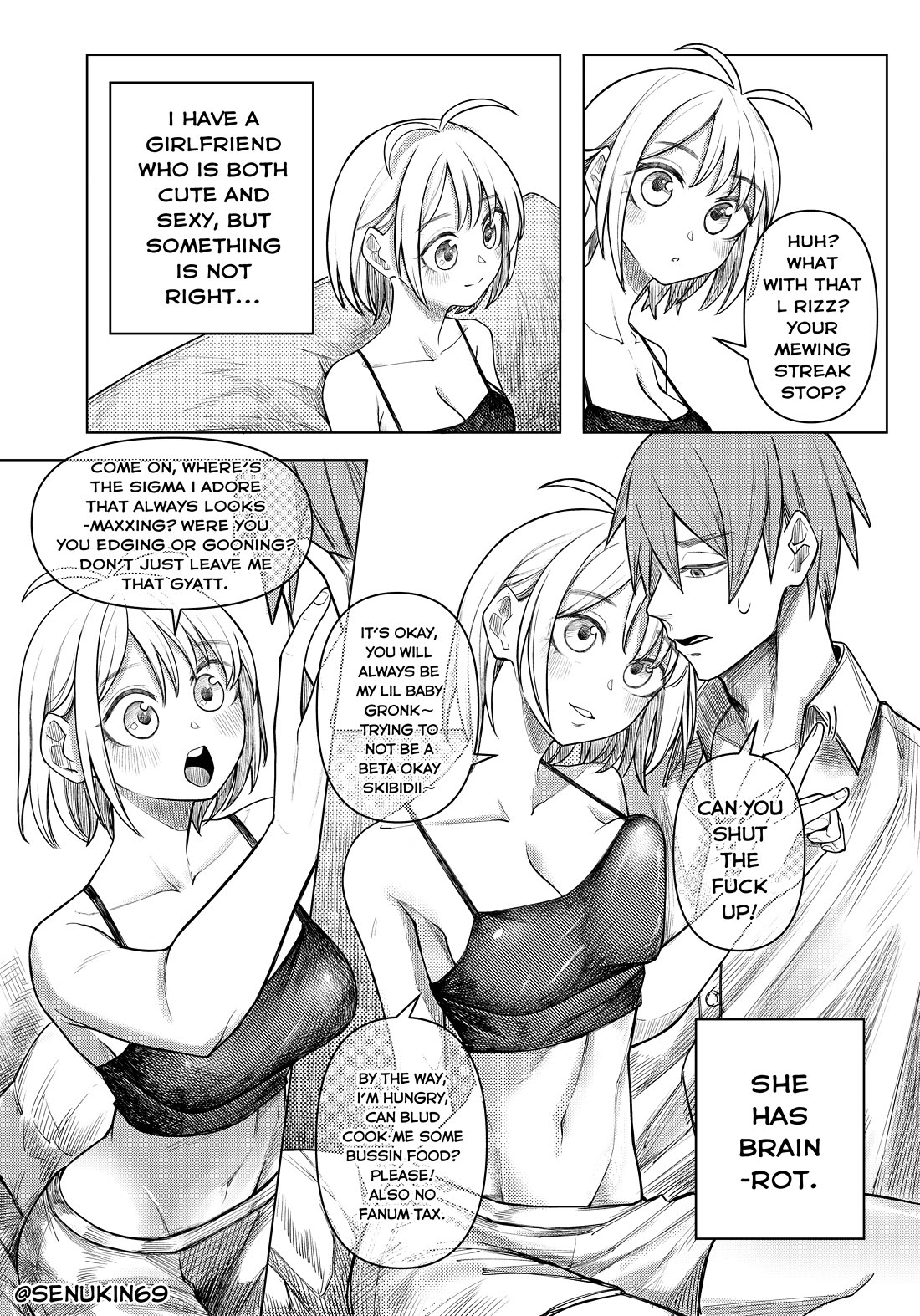 Brainrot Girlfriend Chapter 1: My Girlfriend has brainrot thumbnail