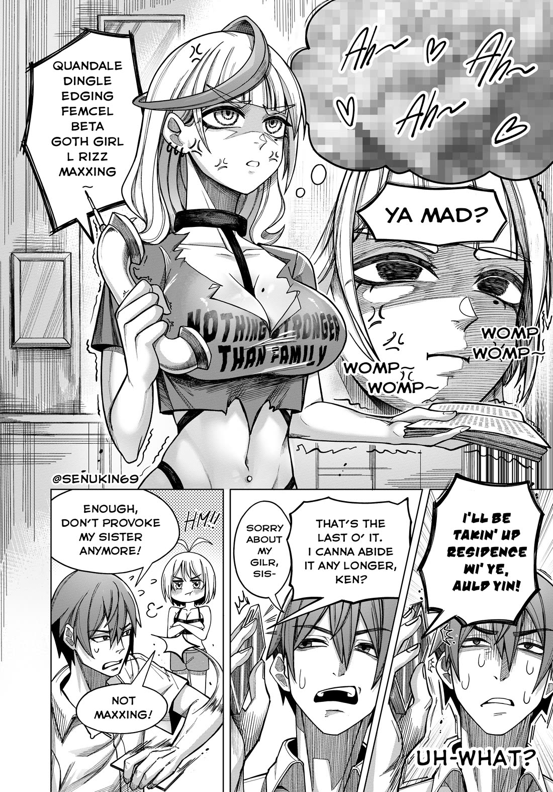 Brainrot Girlfriend Chapter 11: Sis takin' up residence. thumbnail