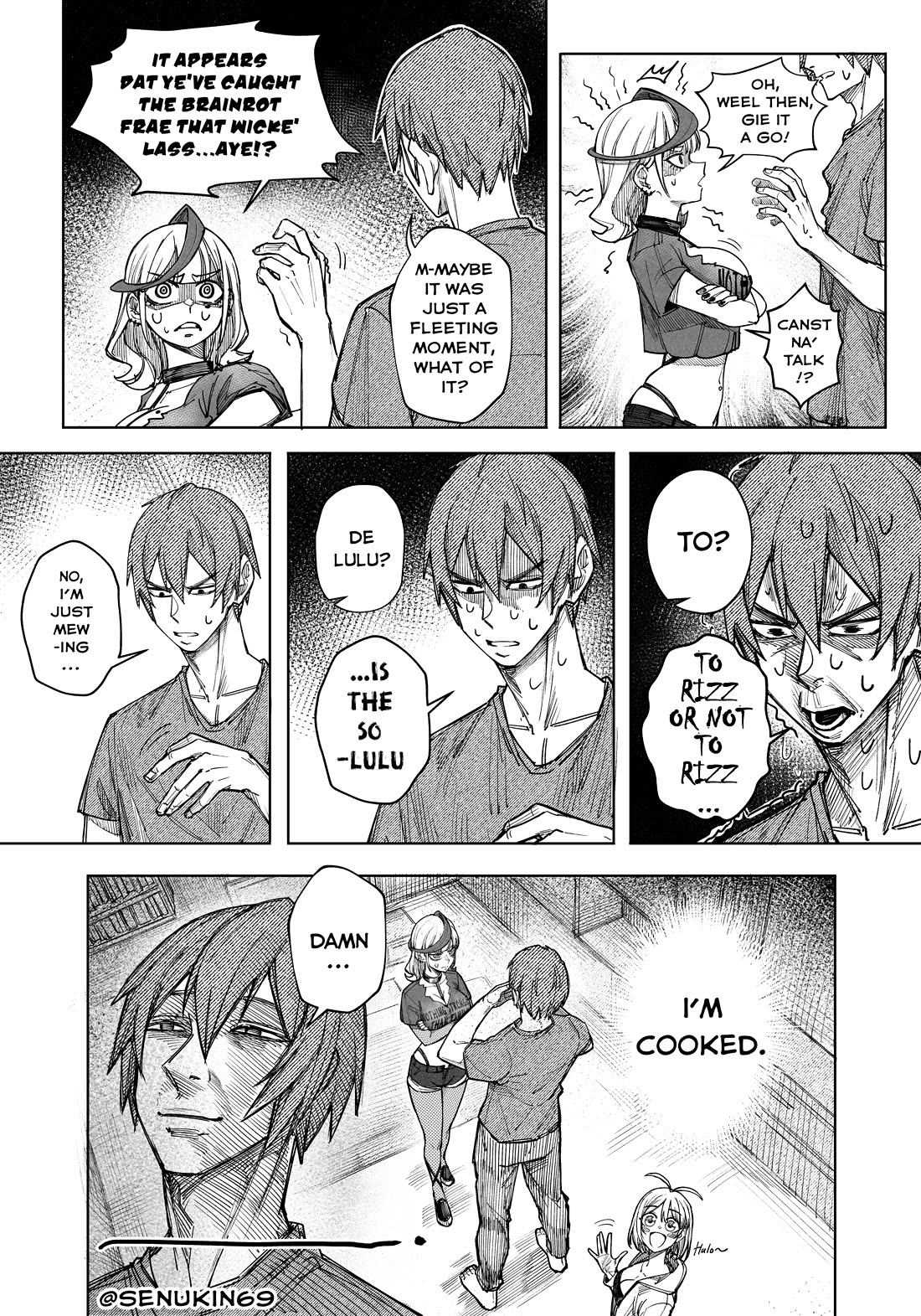 Brainrot Girlfriend Chapter 13 page 1 - Chapter 13: Cooked