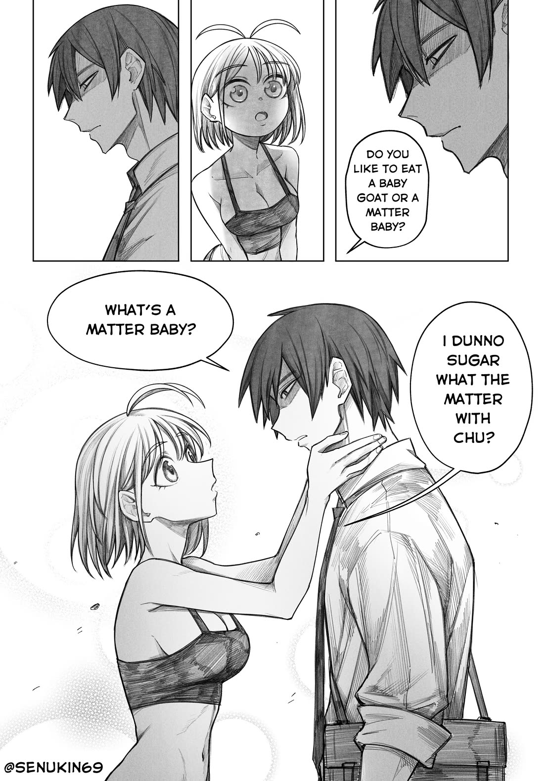 Brainrot Girlfriend Chapter 14 page 2 - Chapter 14: You're so skibidi~