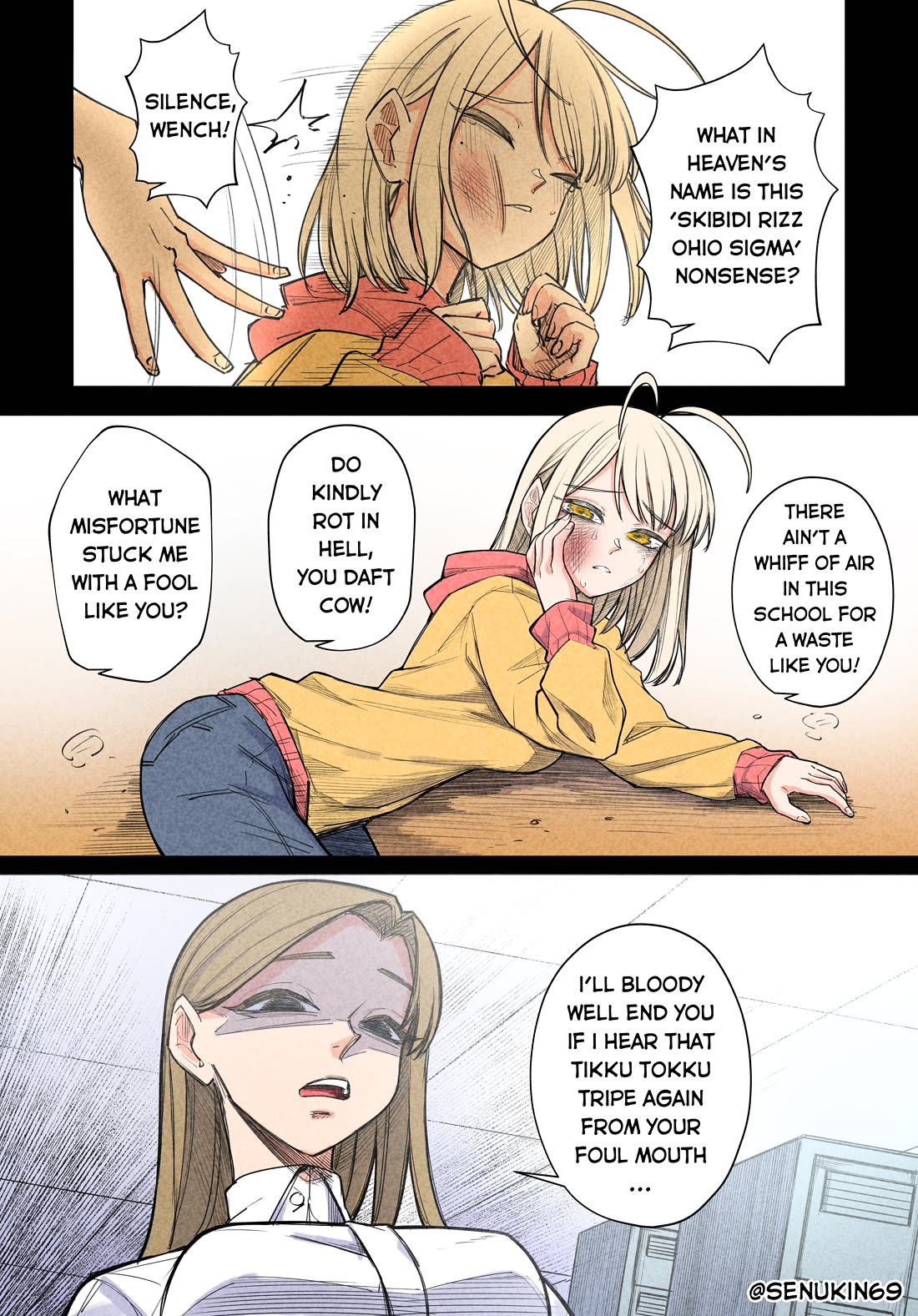 Brainrot Girlfriend Chapter 17: Silence, wench! thumbnail