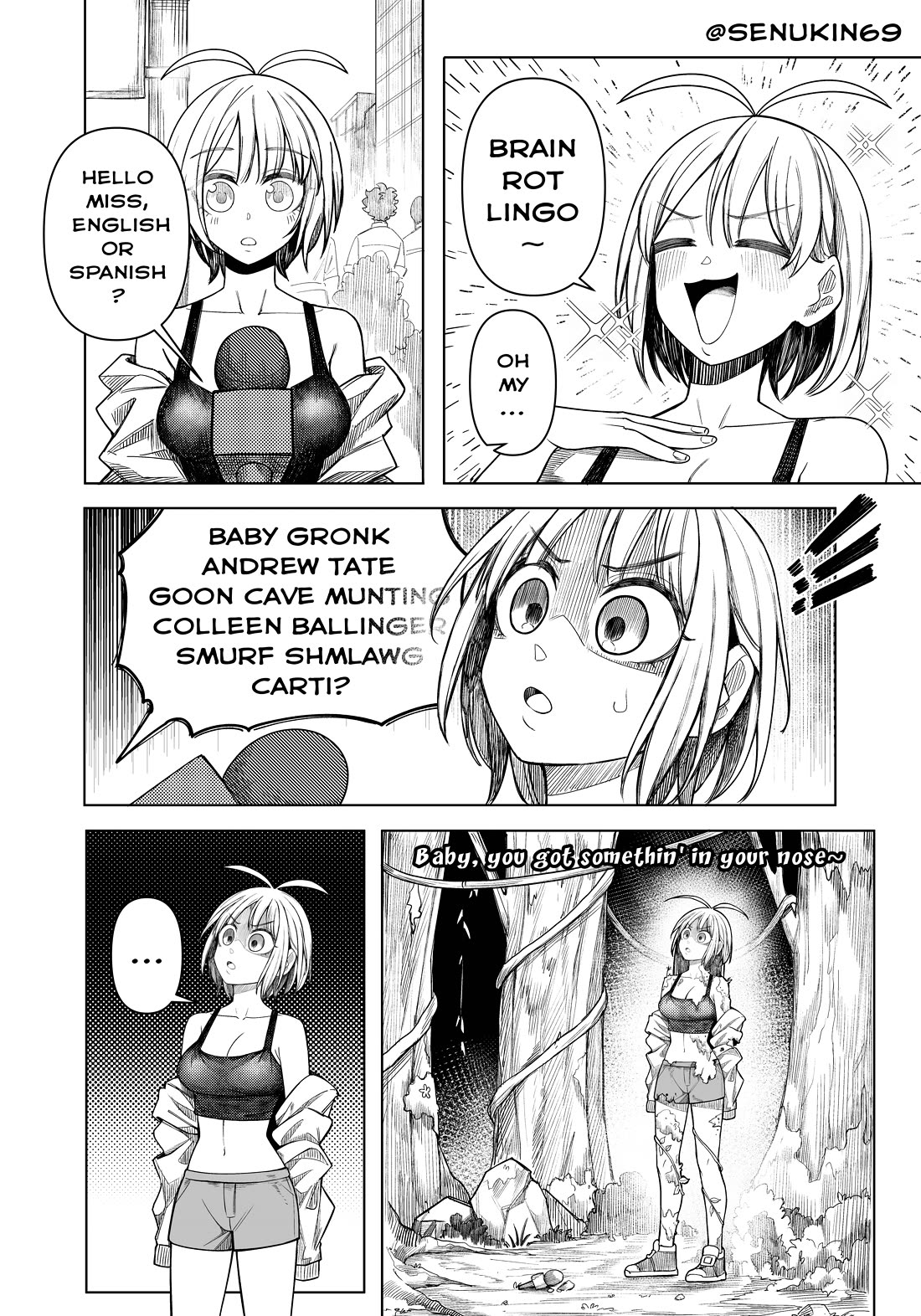 Brainrot Girlfriend Chapter 7 page 1 - Chapter 7: Brainrot interview