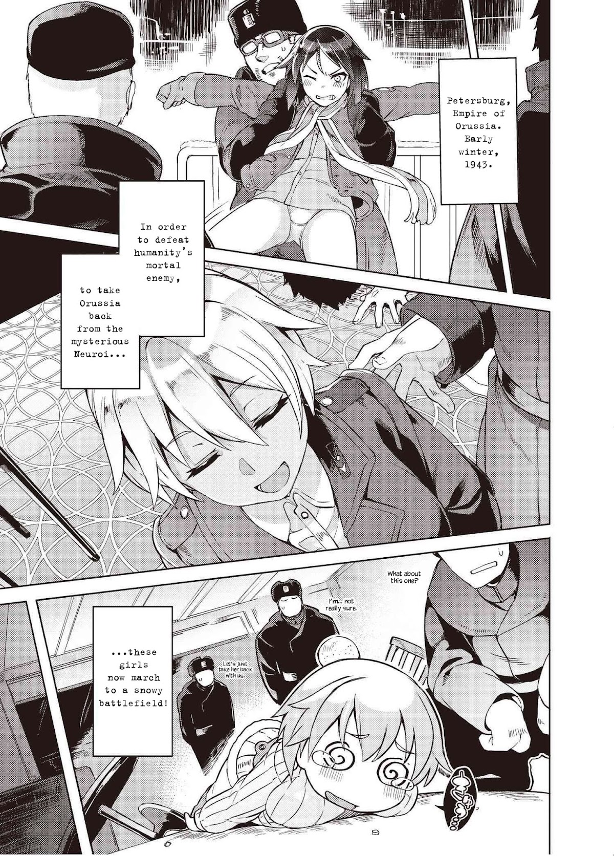 Brave Witches Prequel: The Vast Land of Orussia Chapter 0 page 9 - Chapter 0: Prelude