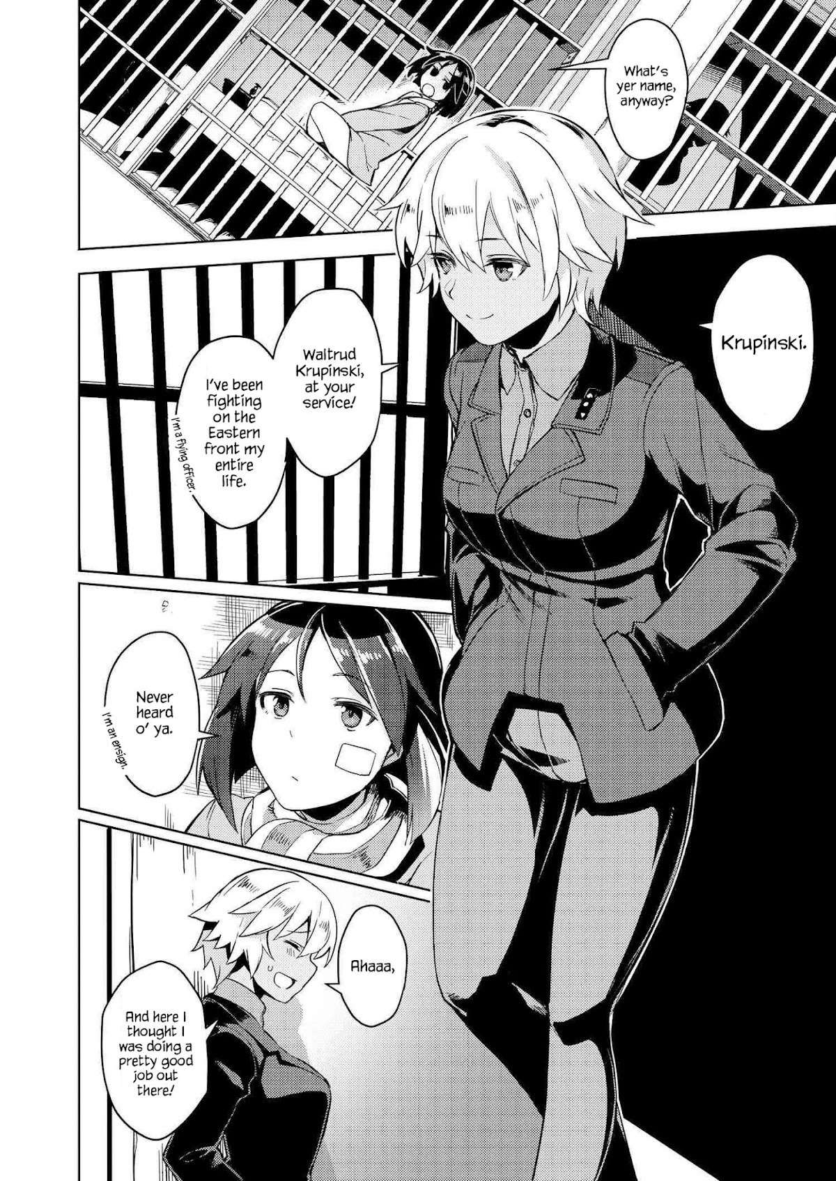 Brave Witches Prequel: The Vast Land of Orussia Chapter 1 page 10 - Chapter 1: 3 people in the cage