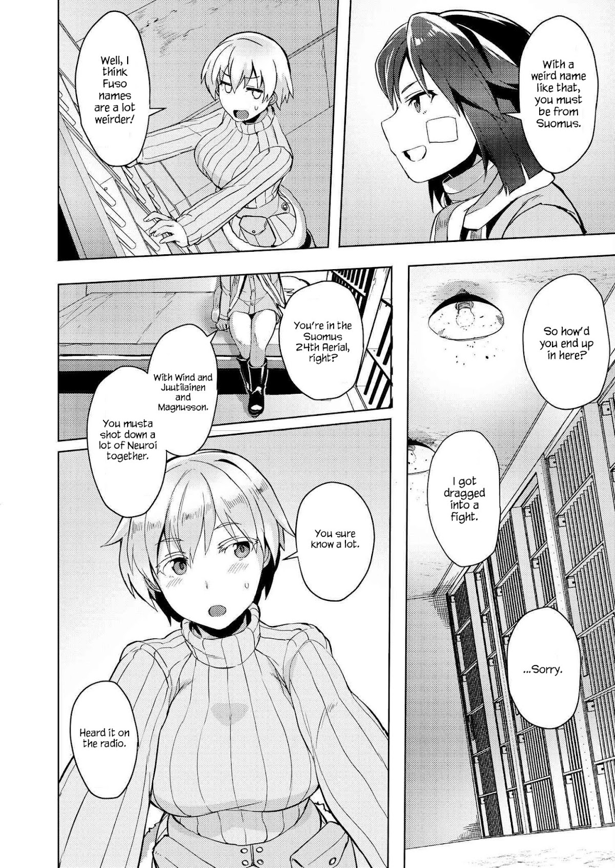 Brave Witches Prequel: The Vast Land of Orussia Chapter 1 page 14 - Chapter 1: 3 people in the cage
