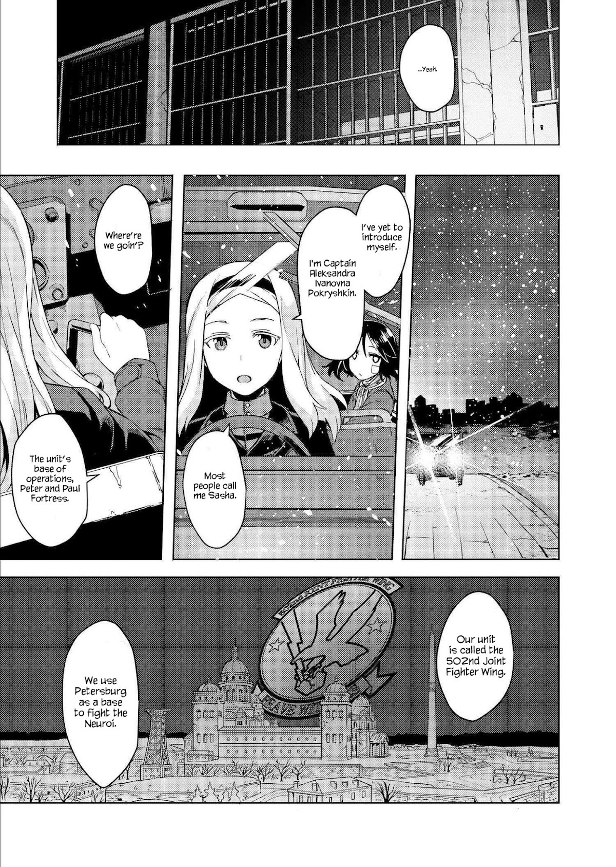 Brave Witches Prequel: The Vast Land of Orussia Chapter 1 page 19 - Chapter 1: 3 people in the cage