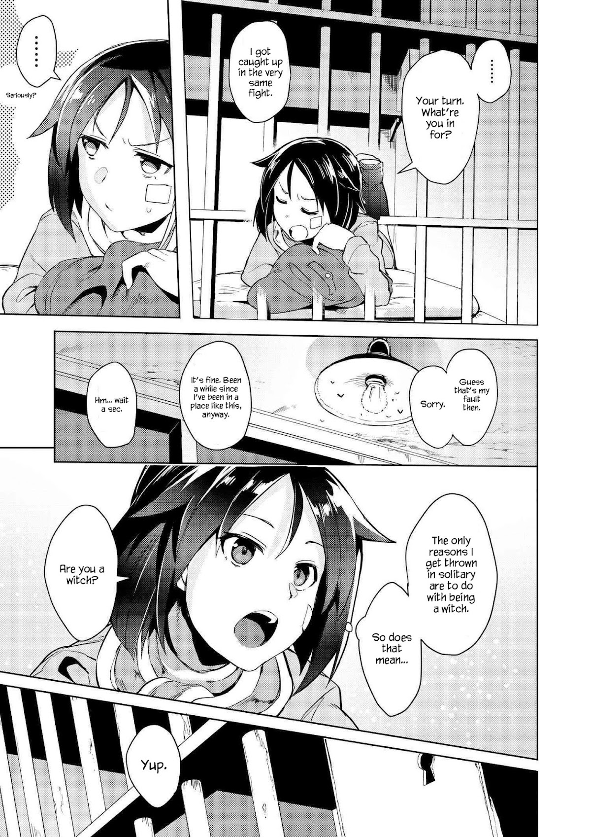 Brave Witches Prequel: The Vast Land of Orussia Chapter 1 page 5 - Chapter 1: 3 people in the cage