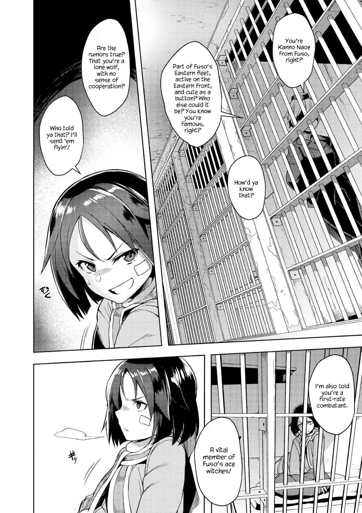 Brave Witches Prequel: The Vast Land of Orussia Chapter 1 page 6 - Chapter 1: 3 people in the cage