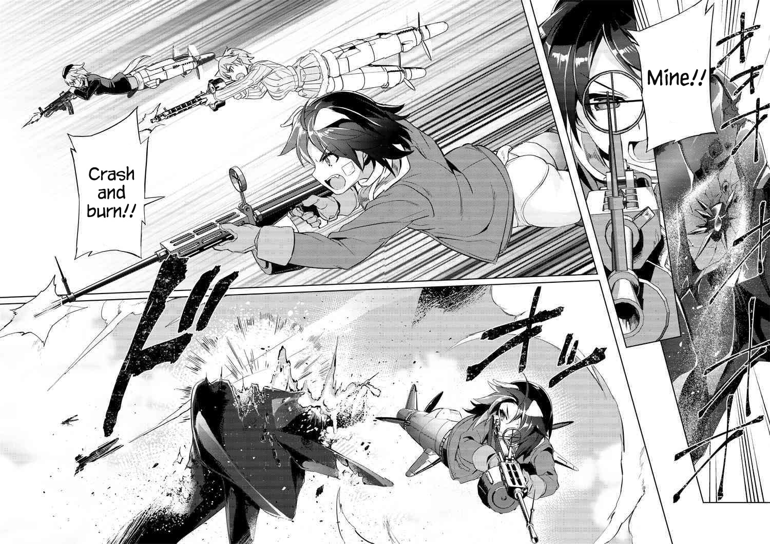 Brave Witches Prequel: The Vast Land of Orussia Chapter 2 page 13 - Chapter 2: Dogfight in the morning sun