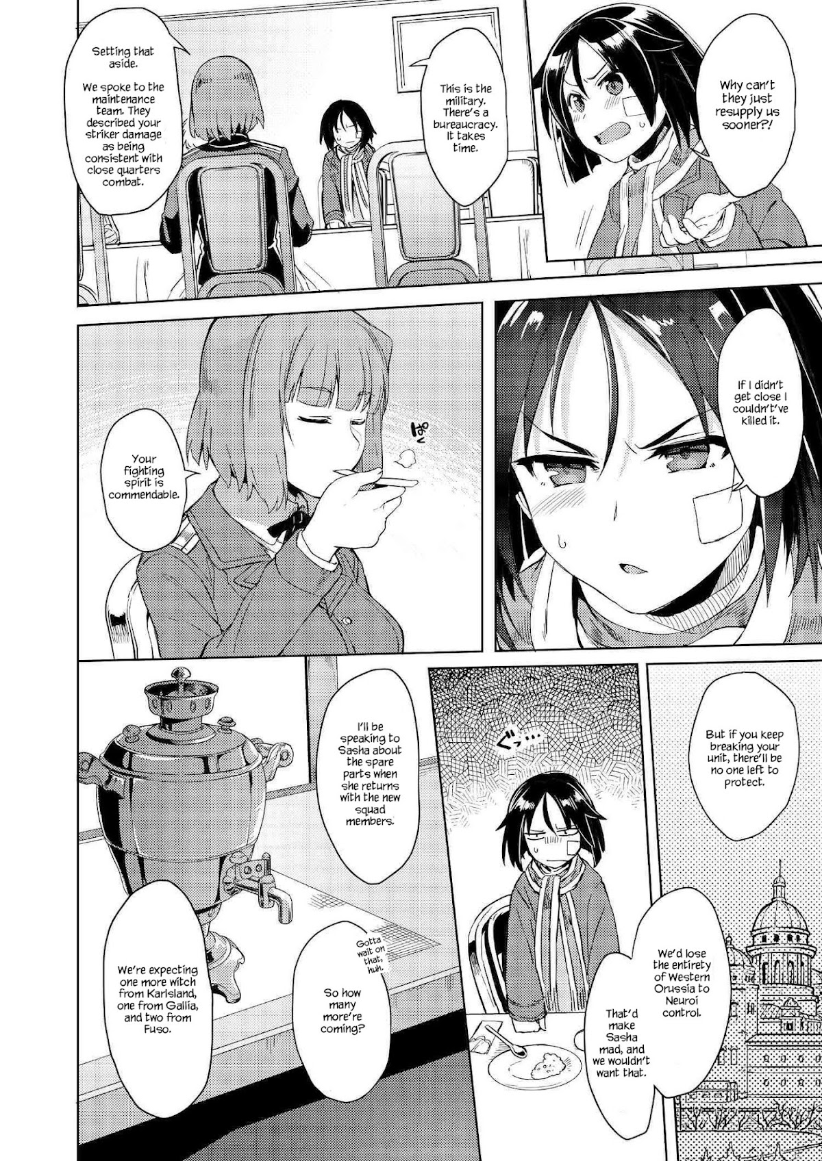 Brave Witches Prequel: The Vast Land of Orussia Chapter 2 page 22 - Chapter 2: Dogfight in the morning sun