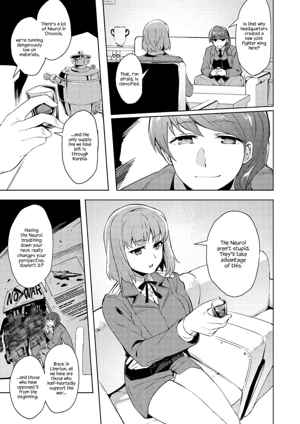 Brave Witches Prequel: The Vast Land of Orussia Chapter 3 page 11 - Chapter 3: The bet is chocolate